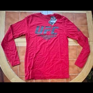 UFC SALE !!Long Sleeve Reebok Red Size S NEW!!